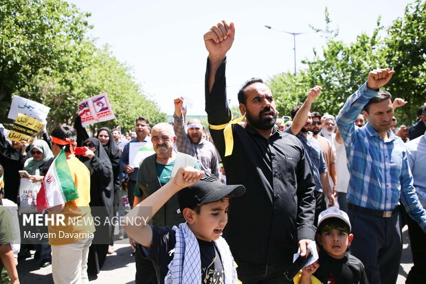 راهپیمایی «جمعه خشم و نصر» در بجنورد