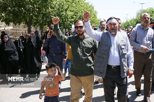 راهپیمایی «جمعه خشم و نصر» در بجنورد