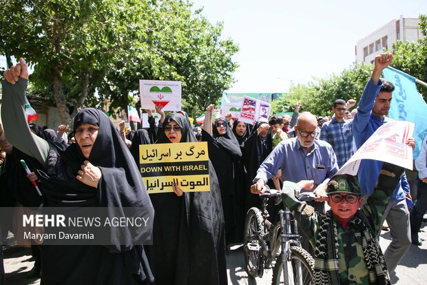 راهپیمایی «جمعه خشم و نصر» در بجنورد