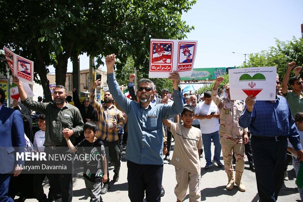 راهپیمایی «جمعه خشم و نصر» در بجنورد