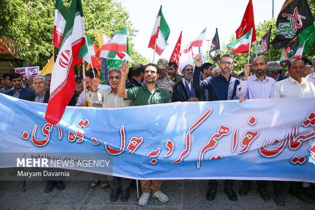 راهپیمایی «جمعه خشم و نصر» در بجنورد