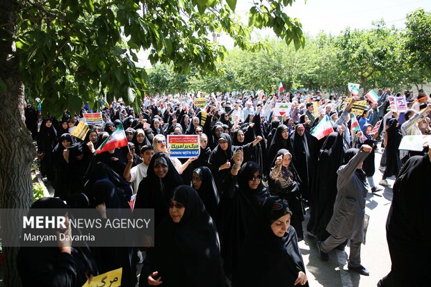 راهپیمایی «جمعه خشم و نصر» در بجنورد