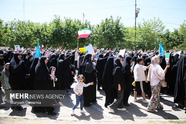 راهپیمایی «جمعه خشم و نصر» در بجنورد