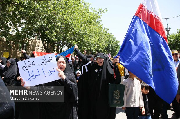 راهپیمایی «جمعه خشم و نصر» در بجنورد