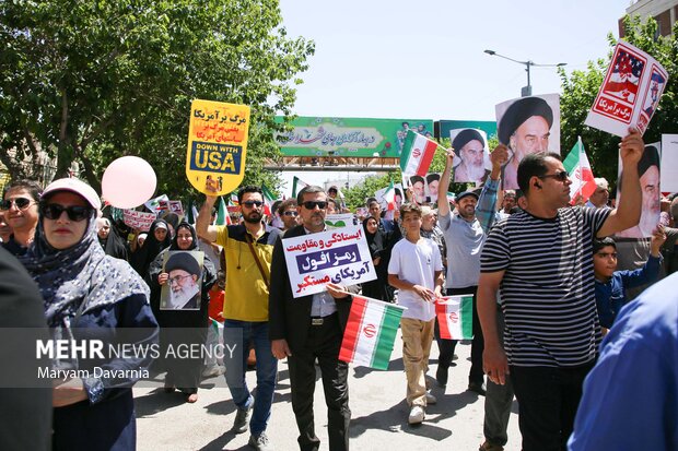 راهپیمایی «جمعه خشم و نصر» در بجنورد
