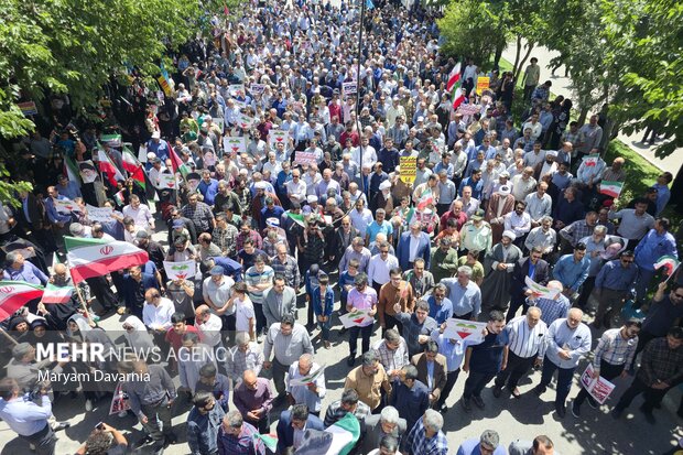 راهپیمایی «جمعه خشم و نصر» در بجنورد