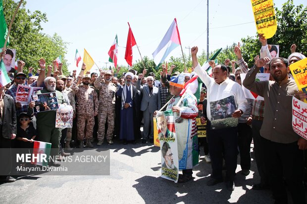راهپیمایی «جمعه خشم و نصر» در بجنورد