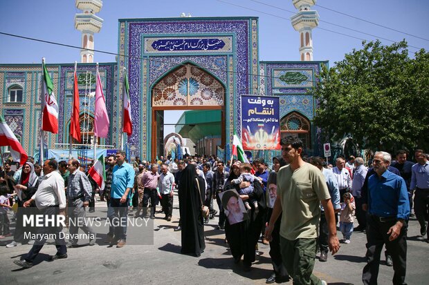 راهپیمایی «جمعه خشم و نصر» در بجنورد