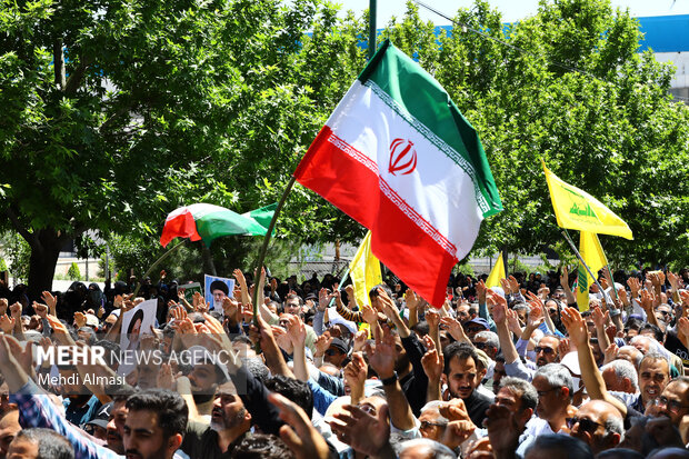 راهپیمایی جمعه خشم و نصر در زنجان
