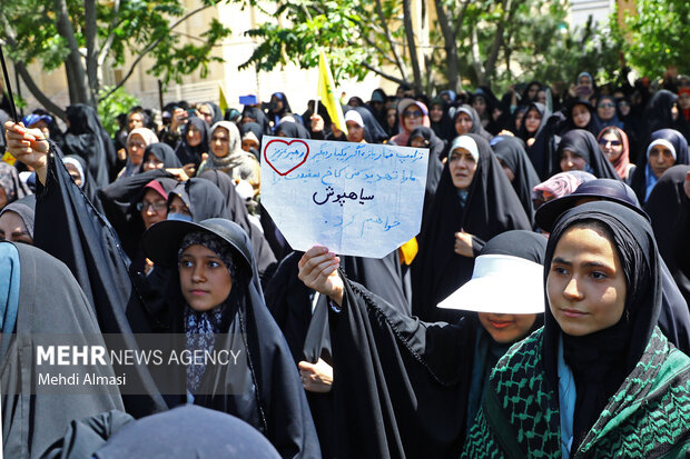 راهپیمایی جمعه خشم و نصر در زنجان