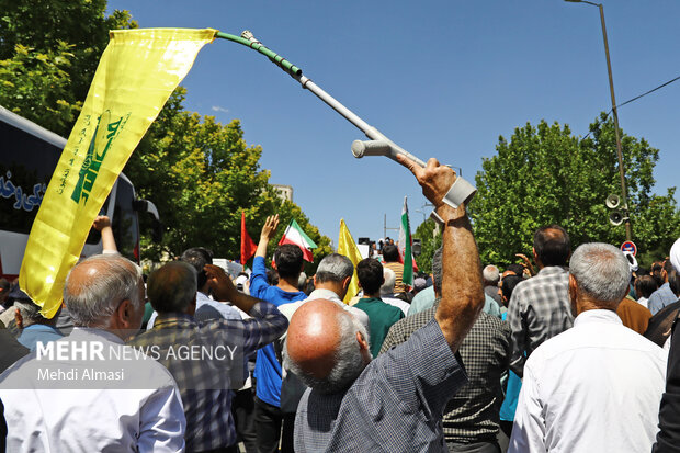 راهپیمایی جمعه خشم و نصر در زنجان
