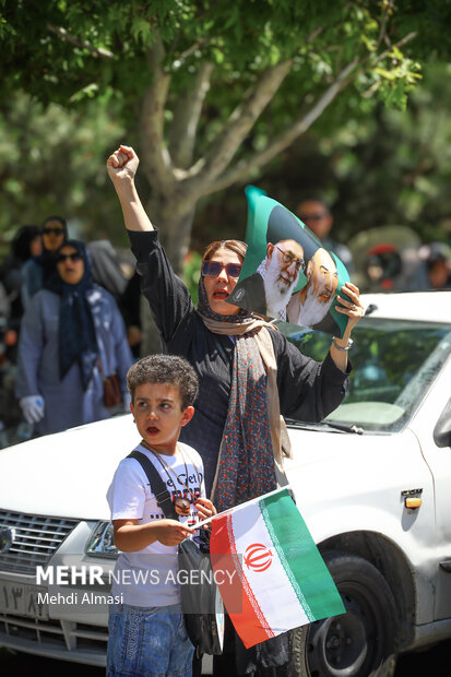 راهپیمایی جمعه خشم و نصر در زنجان