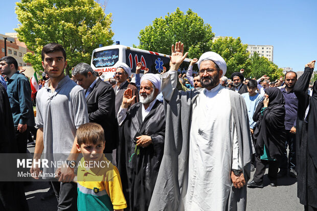 راهپیمایی جمعه خشم و نصر در زنجان