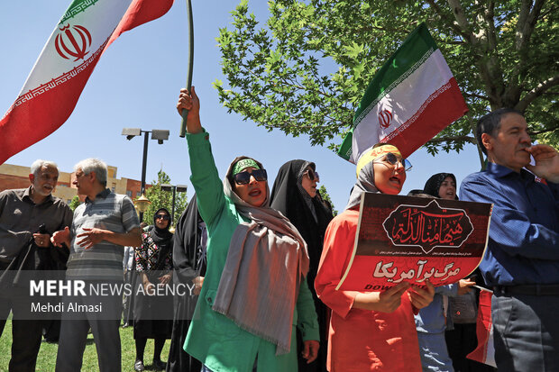 راهپیمایی جمعه خشم و نصر در زنجان