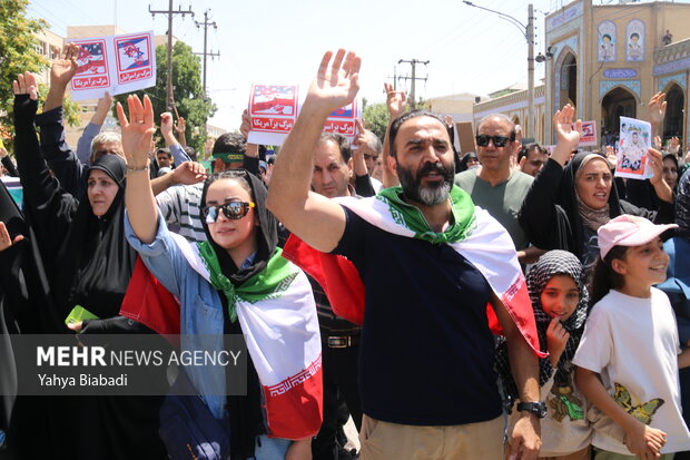 راهپیمایی «جمعه خشم و نصر» در کرمانشاه