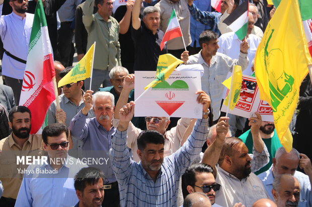 راهپیمایی «جمعه خشم و نصر» در کرمانشاه