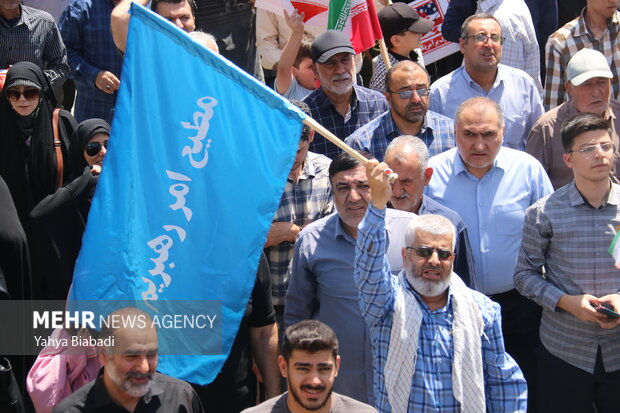 راهپیمایی «جمعه خشم و نصر» در کرمانشاه