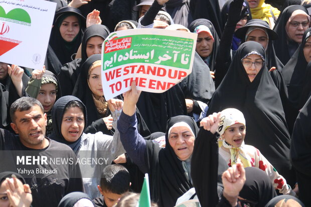 راهپیمایی «جمعه خشم و نصر» در کرمانشاه