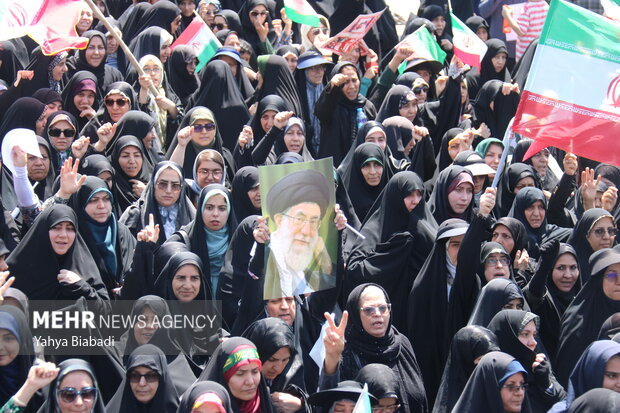 راهپیمایی «جمعه خشم و نصر» در کرمانشاه