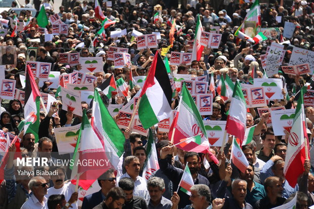 راهپیمایی «جمعه خشم و نصر» در کرمانشاه