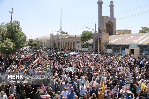 راهپیمایی «جمعه خشم و نصر» در کرمانشاه