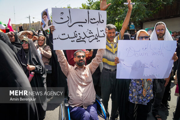 راهپیمایی جمعه خشم و نفرت از جنایات رژیم صهیونیستی در شیراز