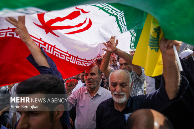 راهپیمایی جمعه خشم و نفرت از جنایات رژیم صهیونیستی در شیراز
