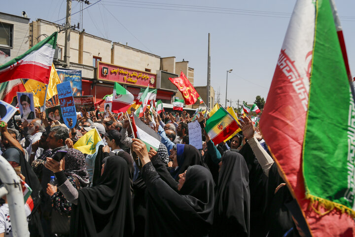 راهپیمایی جمعه خشم شیراز
