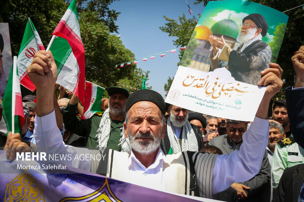 راهپیمایی جمعه خشم و نصر در شهرکرد