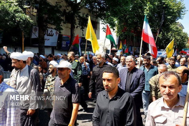 راهپیمایی جمعه «خشم و نصر» در ساری