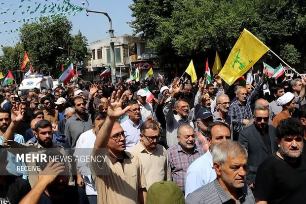 راهپیمایی جمعه «خشم و نصر» در ساری