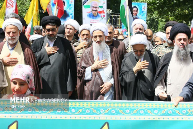 راهپیمایی جمعه «خشم و نصر» در ساری