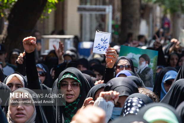 راهپیمایی "خشم و نصر" در قزوین