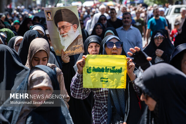 راهپیمایی "خشم و نصر" در قزوین