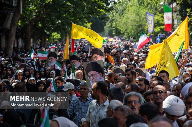 راهپیمایی "خشم و نصر" در قزوین