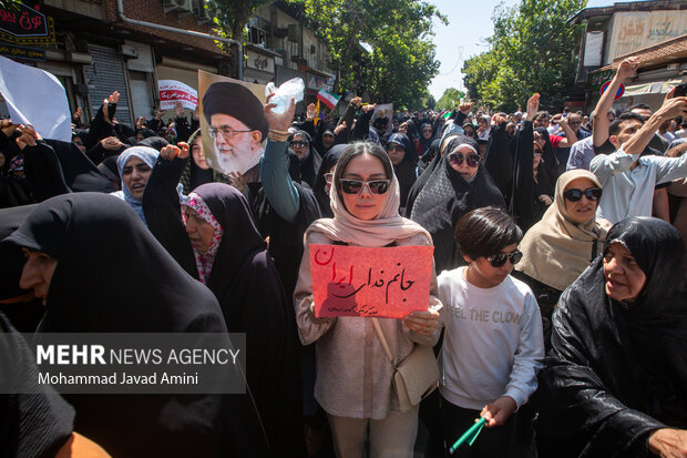 راهپیمایی "خشم و نصر" در قزوین