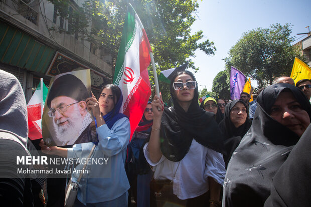 راهپیمایی "خشم و نصر" در قزوین