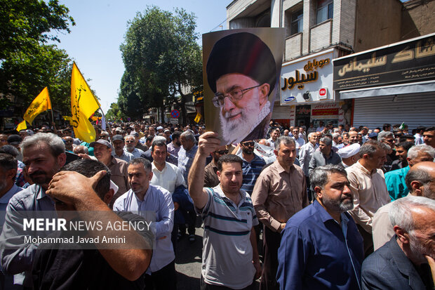 راهپیمایی "خشم و نصر" در قزوین