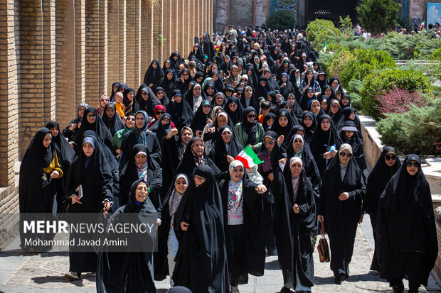 راهپیمایی "خشم و نصر" در قزوین