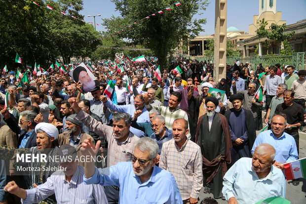راهپیمایی جمعه خشم و نصر در شهرکرد