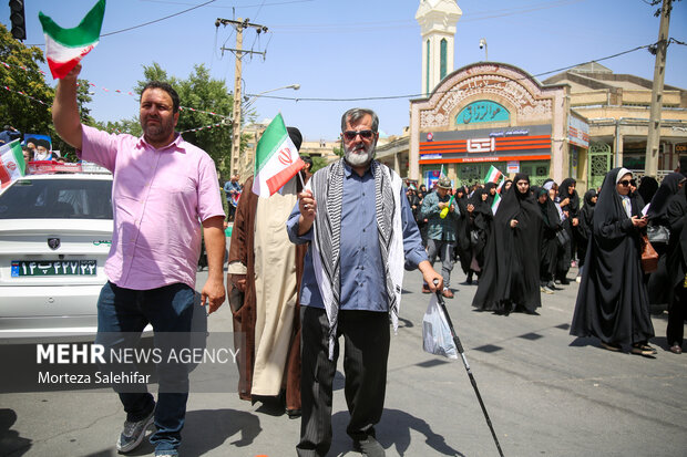 راهپیمایی جمعه خشم و نصر در شهرکرد