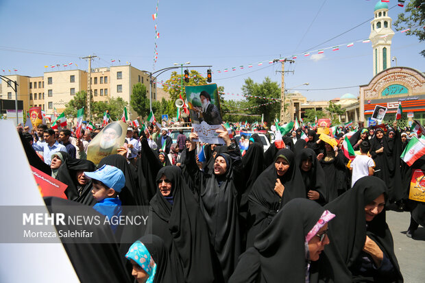 راهپیمایی جمعه خشم و نصر در شهرکرد