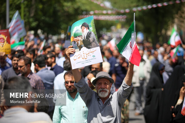 راهپیمایی جمعه خشم و نصر در شهرکرد