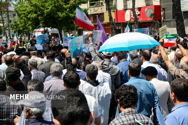 حماسه رشتوندان در راهپیمایی جمعه خشم و نصر