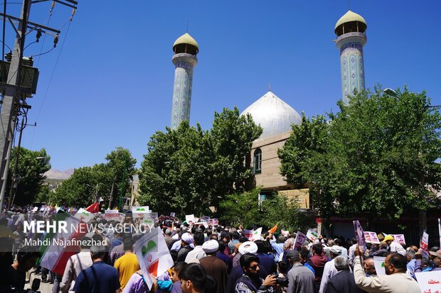 راهپیمایی «جمعه خشم و نصر» در یاسوج
