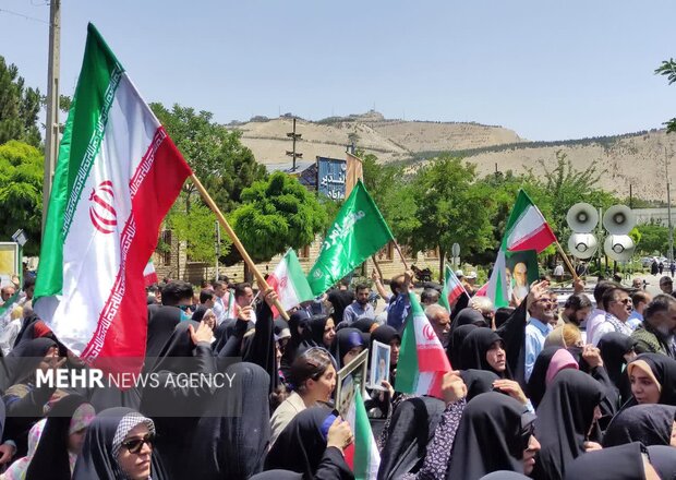راهپیمایی جمعه «خشم و نصر» در خرم‌آباد