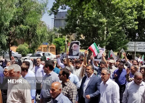 راهپیمایی جمعه «خشم و نصر» در خرم‌آباد