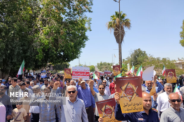 راهپیمایی «جمعه خشم و نصر» در بوشهر
