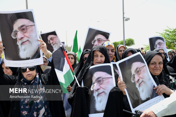راهپیمایی «جمعه خشم و نصر» در بیرجند