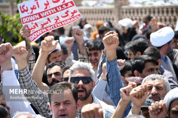 راهپیمایی «جمعه خشم و نصر» در بیرجند